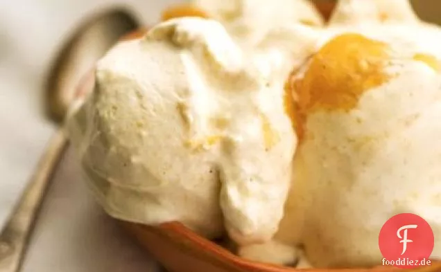 Buttermilch Pfirsich Eis