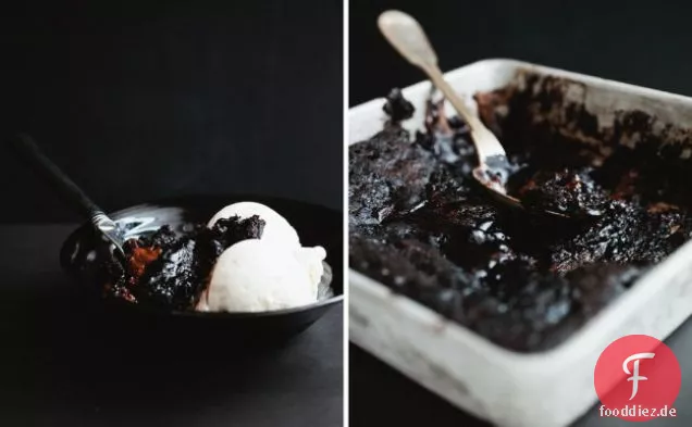 Heißer Fudge Pudding Kuchen