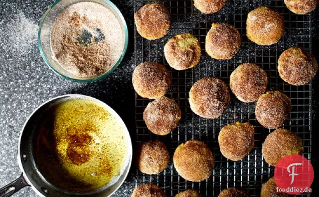Zimt Braun Butter Frühstück Puffs