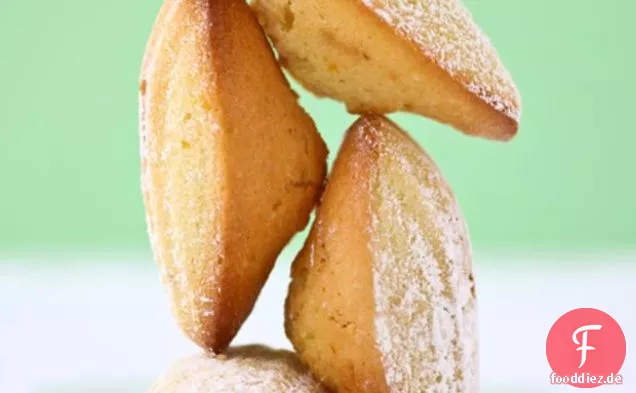 Orange und braune Butter Madeleines