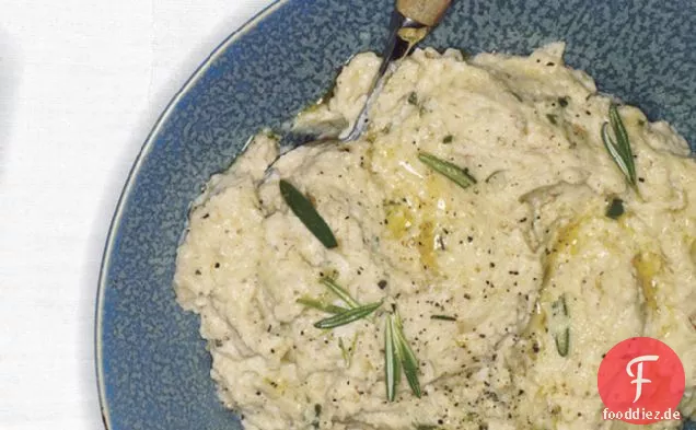 Yukon Gold und Fenchel Purée mit Rosmarinbutter