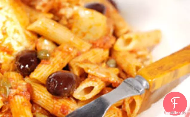Penne Mit Thunfisch Puttanesca
