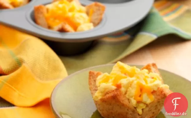 Schinken und Käse Eierbecher