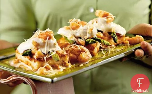 Shrimp-and-Grits-Eier Benedikt