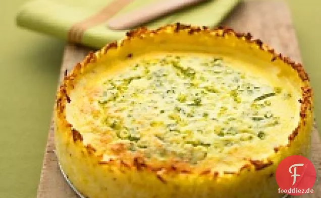Ziegenkäse-Quiche mit röstbrauner Kruste