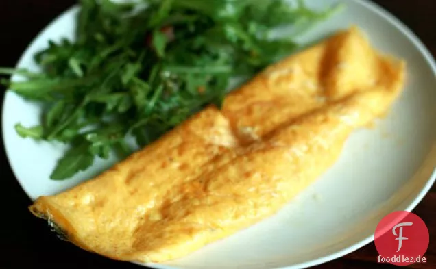 Abendessen heute Abend: Richtiges französisches Omelett