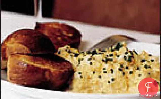 Französisches Rührei mit Trüffelöl