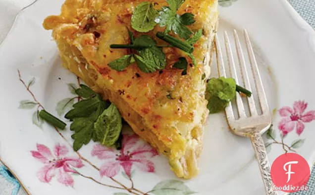 Karamellisierte Zwiebel Quiche