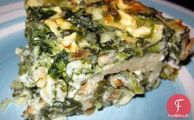 Spinat Matze Quiche