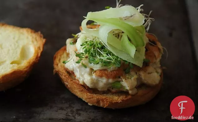 Thunfisch-Burger Mit Wasabi-Ingwer-Mayo