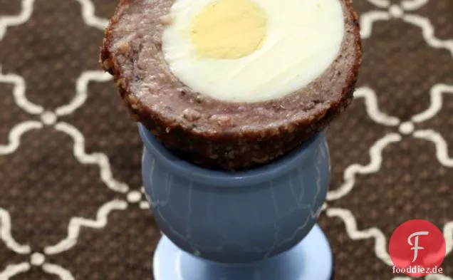 Gebratener Truthahn mit schottischen Eiern