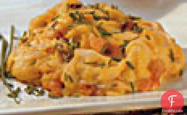 Rührei mit Räucherlachs und Schnittlauch