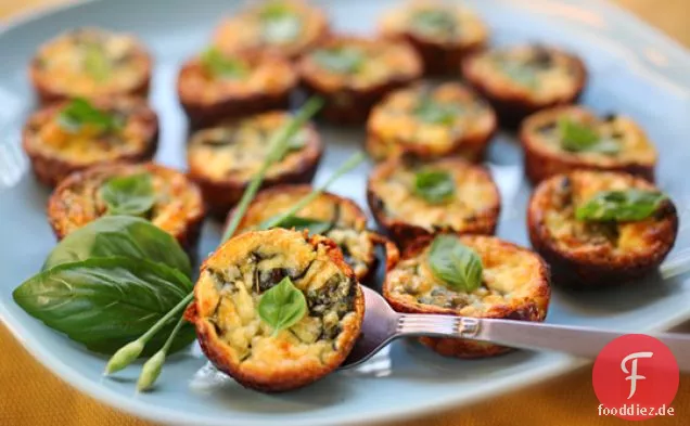Krustenlose Mini-Quiches
