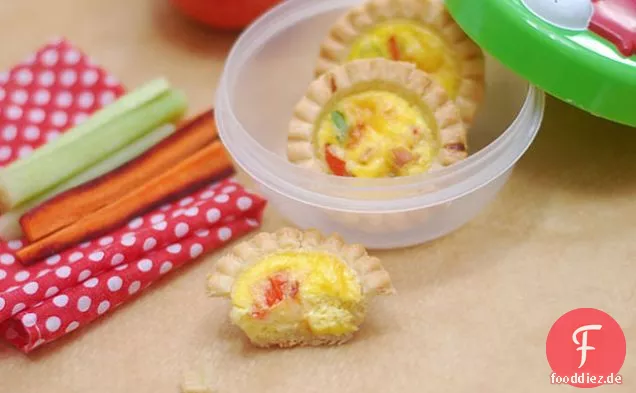 Mittagessen Woche: Mini Quiches