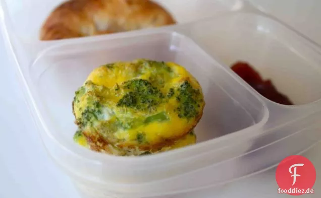 Crustless Quiche in einer Tasse Muffin Tin Rezept
