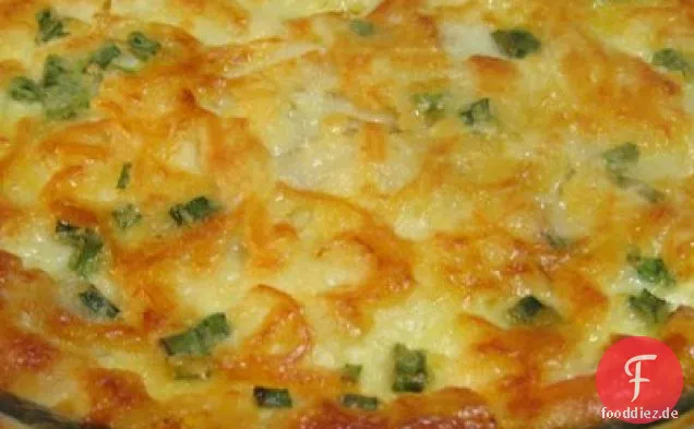 Schnelle krustenlose Quiche