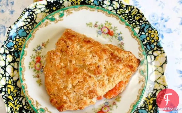 Grapefruit, Honig und Joghurt Scones