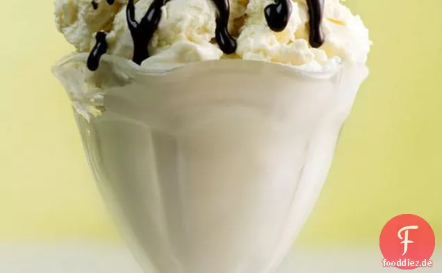 Weiße Schokolade Vanilleeis...ohne die Eismaschine
