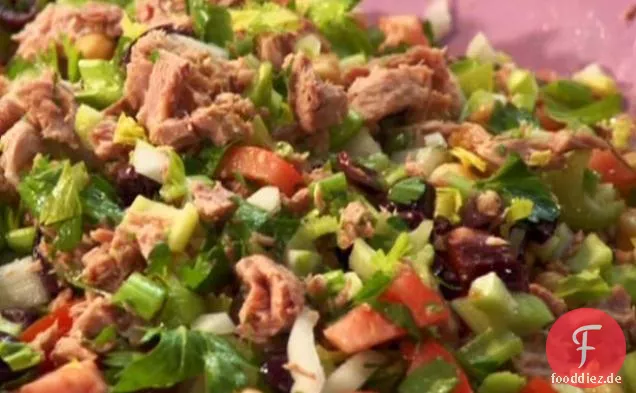 Thunfisch und Gemüsesalat