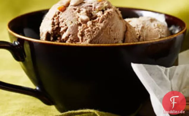 Schokoladeneis mit Zimt & Dulce De Leche