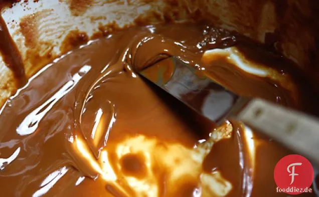 Schokolade-dulce De Leche Flan