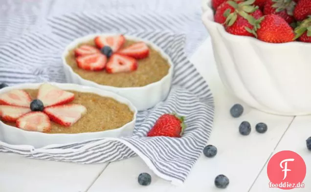 Süßer Markpudding mit Vanilleschote