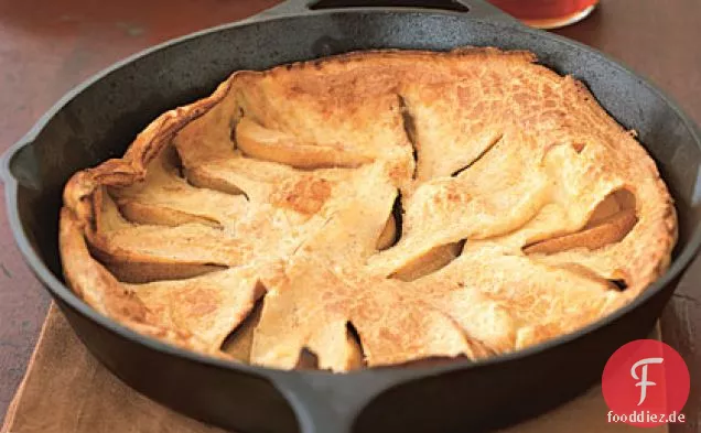 Puffed Birne Pfannkuchen