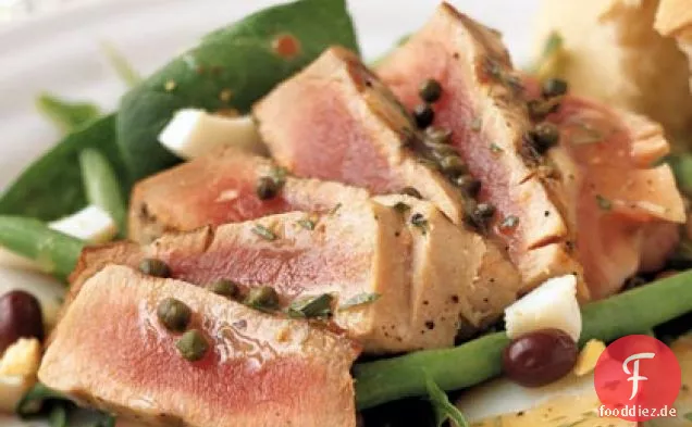 Gegrilltes Thunfisch-Niçoise-Salat
