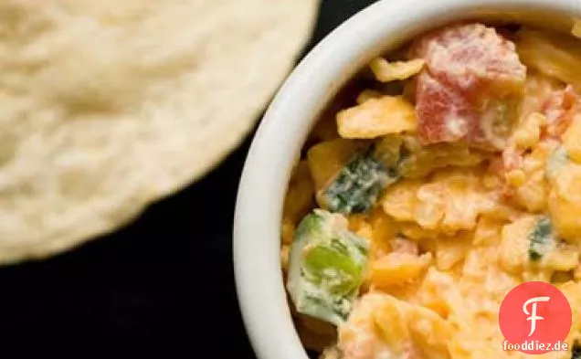 Tex-Mex-Pimentkäse, Halten Sie die Pimentos