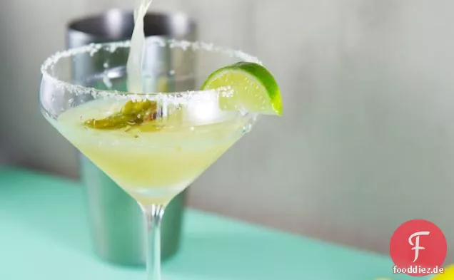 Würzig geröstete Shishito Pfeffer Margarita