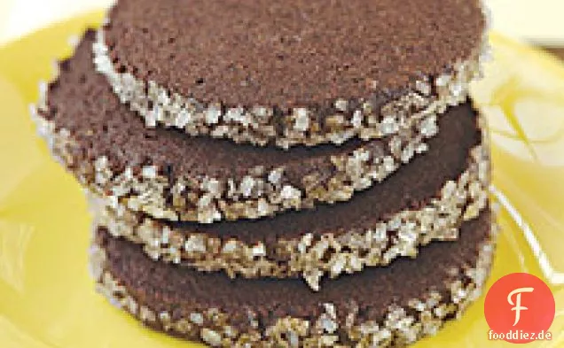 Schokoladenkekse mit schwarzem Pfeffer