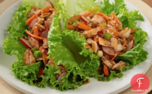 Asiatische Thunfisch-Salat Wraps