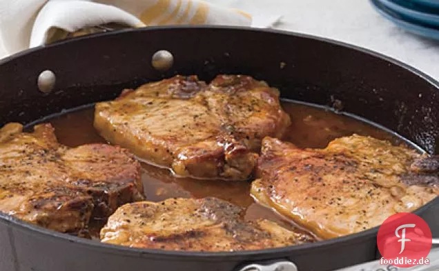 Schweinekoteletts mit Pfeffer-Gelee-Sauce