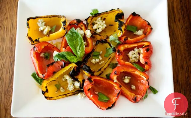 Gegrillter Pfeffersalat