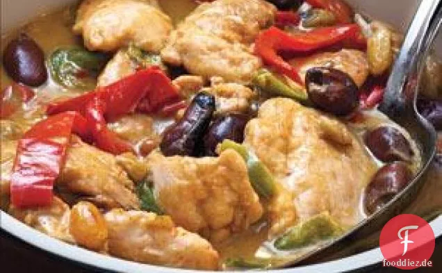 Hühnchen-Pfeffer-Eintopf mit Olivenrezept