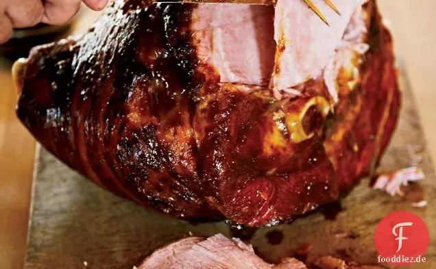 Dr Pepper-Glasierter Schinken mit Pflaumen