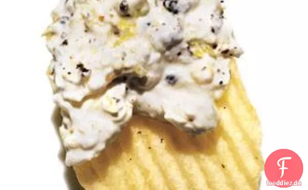 Zitrone, Pfeffer und Pecorino Dip