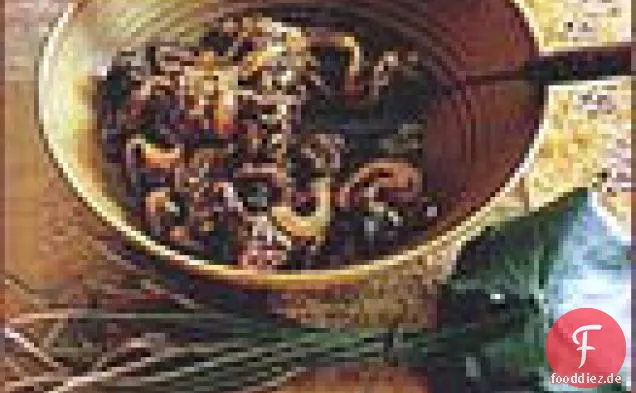 Rindfleisch mit zerdrückten Pfefferkörnern