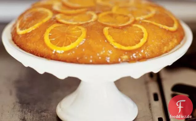 Honig-Orangen-Upside-Down-Kuchen