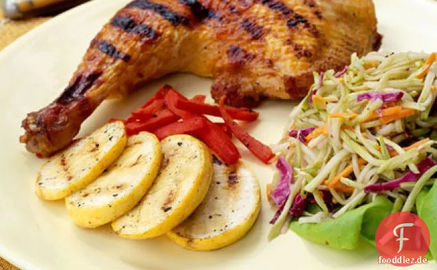 Gegrilltes Hähnchen mit Honig-Limette
