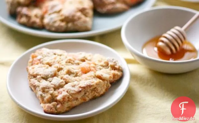 Honig Grapefruit Hafer Scones