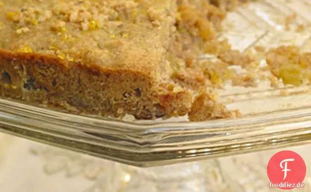 Meyer Zitronen-Walnuss-Kuchen mit Honigsirup