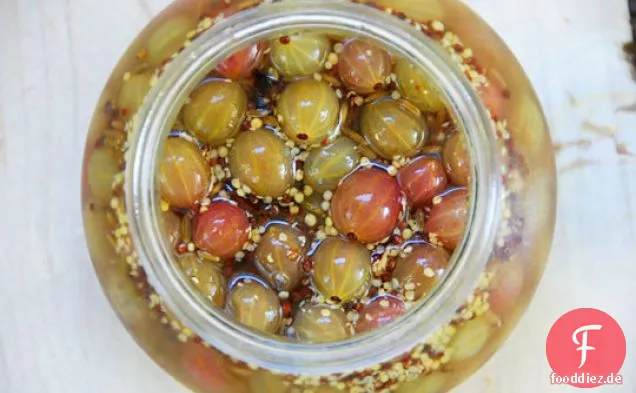 Schnell eingelegte Beeren