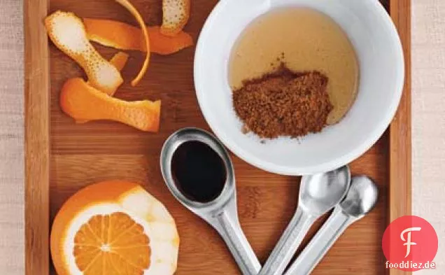 Orange, Soja und Fünf-Gewürze-Rub