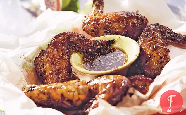 Pflaume Sauced Chicken Wings Rezept