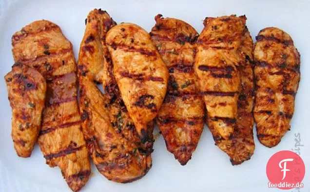Asiatisches gegrilltes Hähnchenrezept