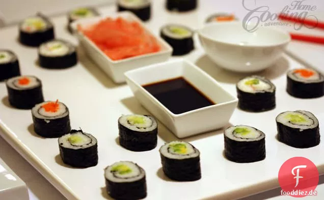 Hausgemachtes Sushi