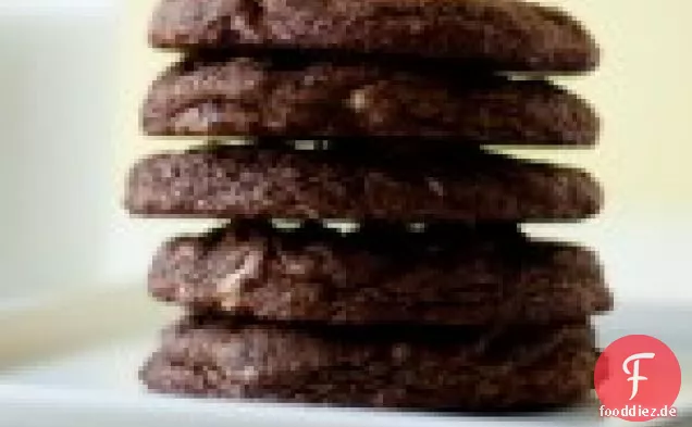 Zähe Schokoladen-Mandel-Kekse