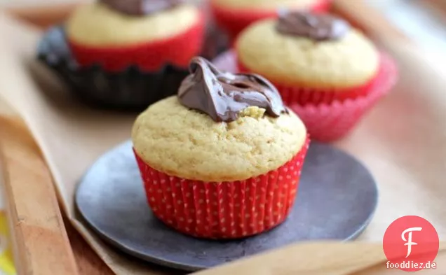 Essen Sie Nutella zum Frühstück Muffins