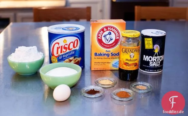 Würzige Melasse Cookies